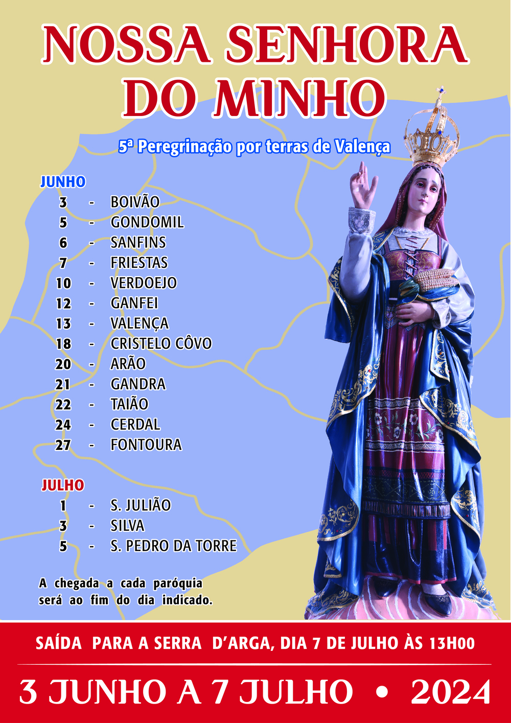 Cartaz Nossa Senhora do Minho 2024